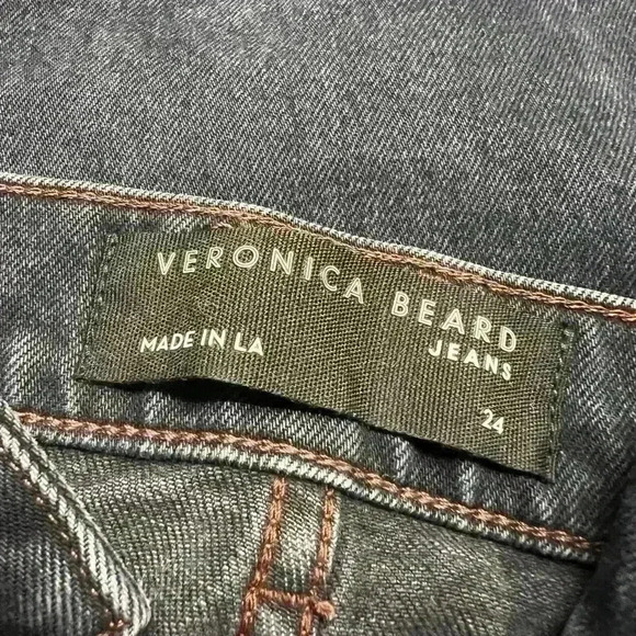 VERONICA BEARD CHARLIE BARREL LEG HIGH RISE 24 - Picture 8 of 10